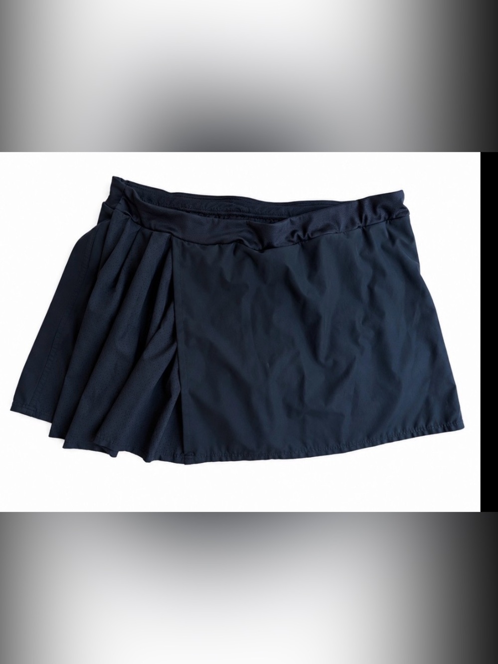 Avia Black Athletic Skort with Side Pleat